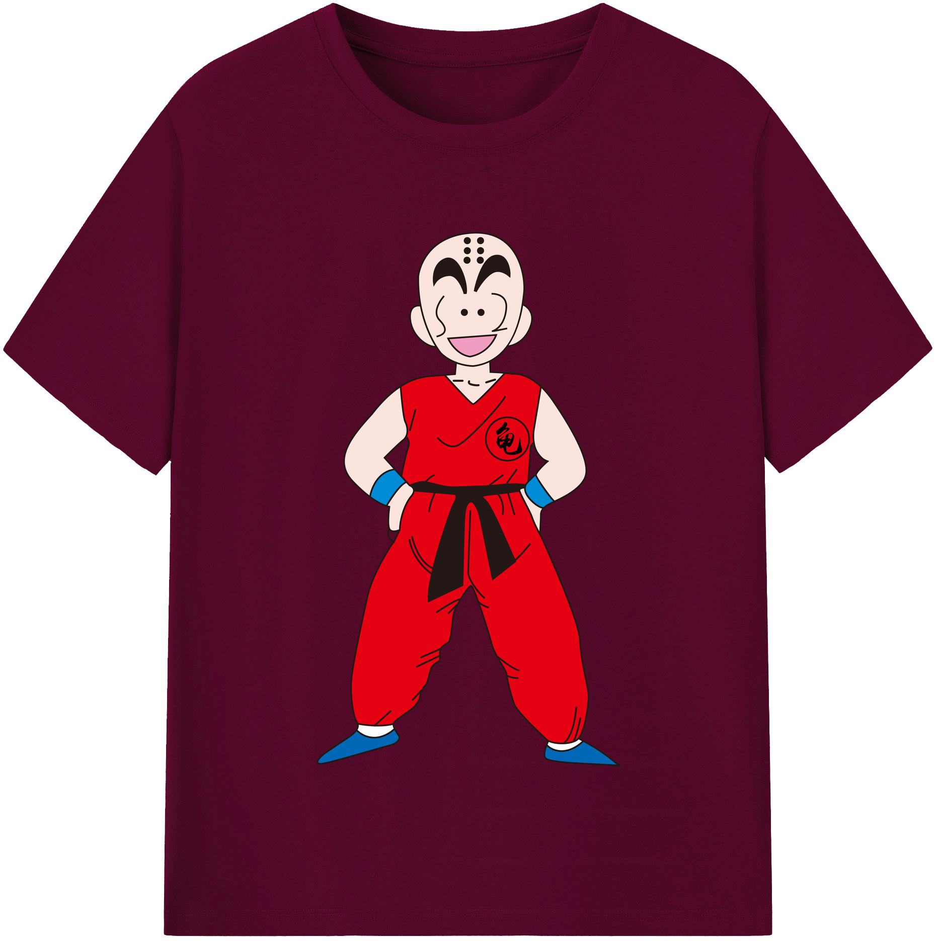 （画像用） ドラゴンボール クリリン DRAGON BALL krillin レディースカジュアルプリントTシャツ（綿100％）